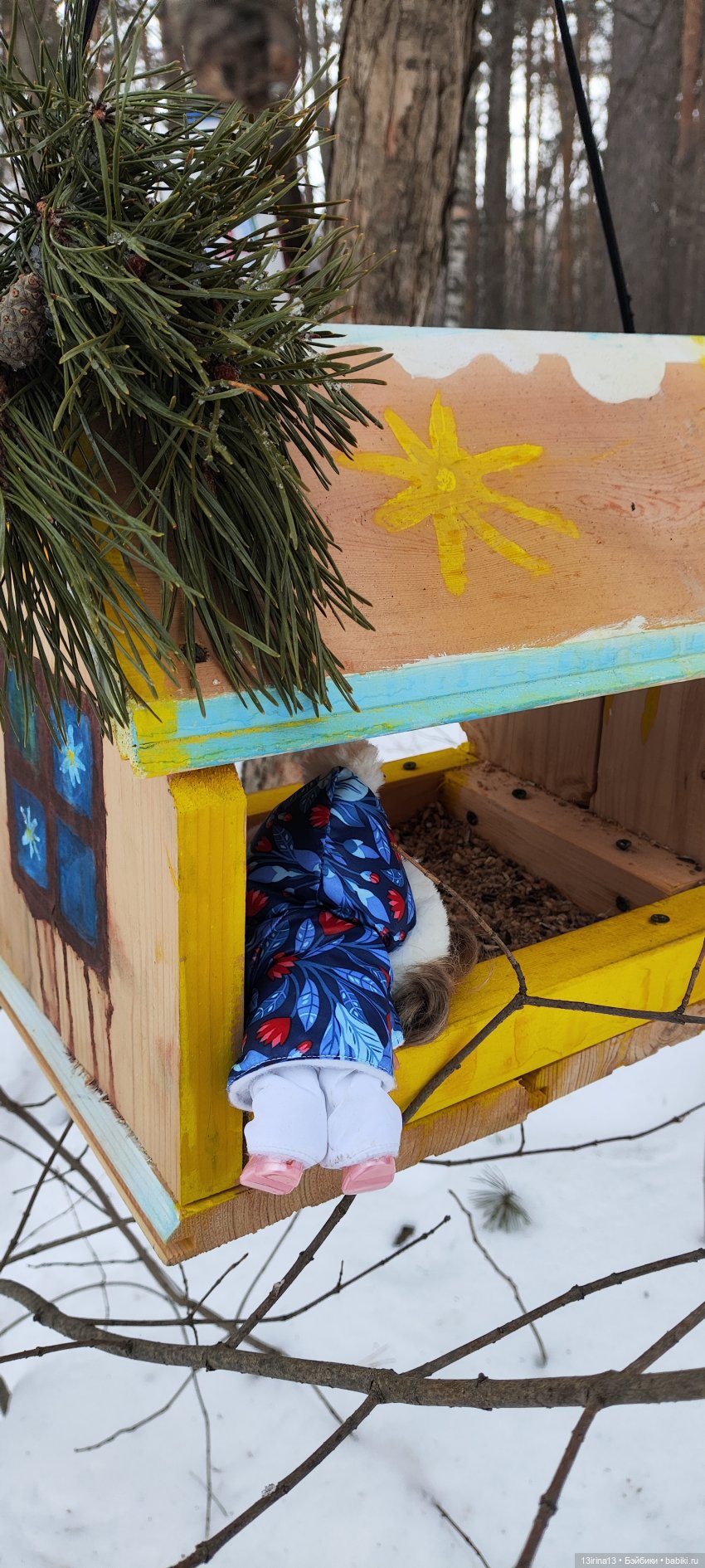 Снег, Капустка и кормушки