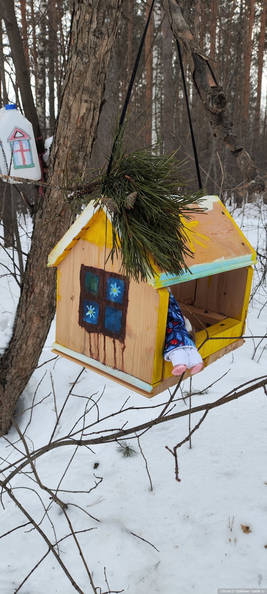 Снег, Капустка и кормушки
