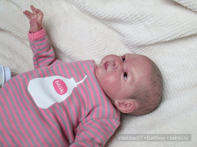 Малыши реборн с рисованными волосиками