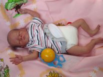 Малыши реборн с рисованными волосиками (фото 8)