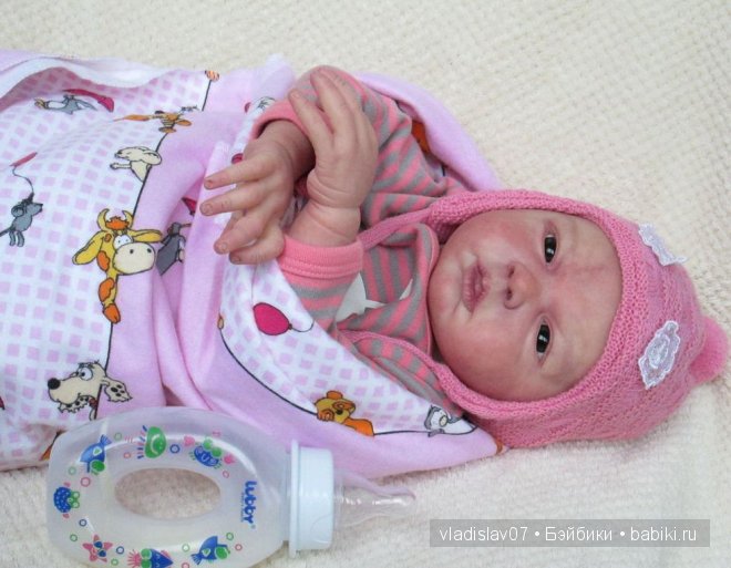 Малыши реборн с рисованными волосиками