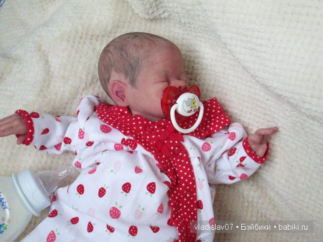 Малыши реборн с рисованными волосиками (фото 2)