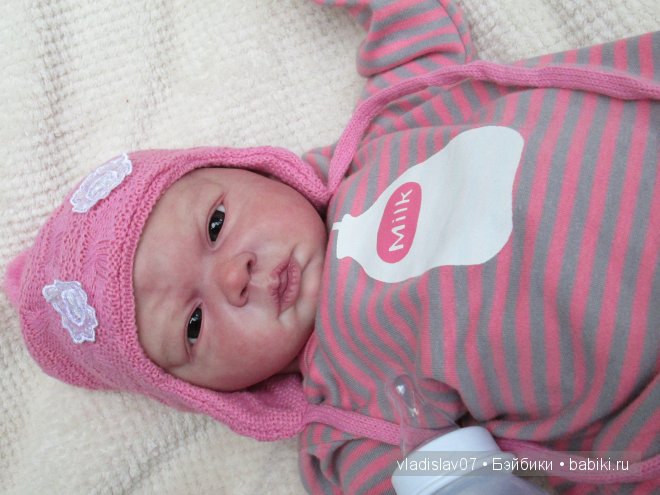 Малыши реборн с рисованными волосиками