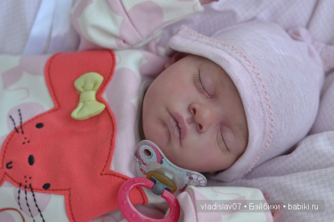Спящая малышка реборн | Бэйбики Спящая малышка реборн — Куклы Реборн (Reborn): работы мастеров (фото 5)