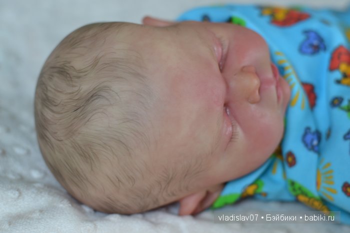 Малютка реборн Феникс от скульптора Cassie Brace, роспись Ольги Астаповской (фото 9)