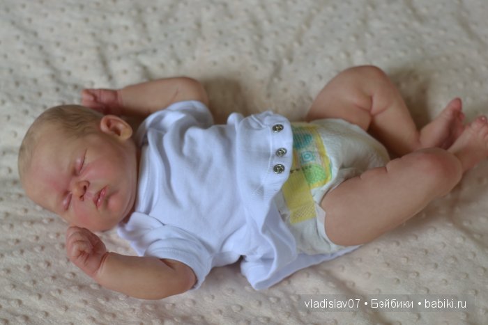 Малютка реборн Феникс от скульптора Cassie Brace, роспись Ольги Астаповской