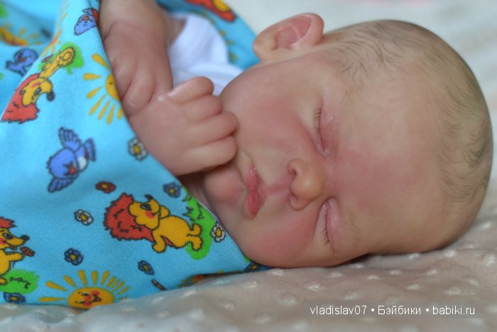 Малютка реборн Феникс от скульптора Cassie Brace, роспись Ольги Астаповской (фото 6)