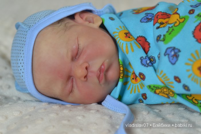 Малютка реборн Феникс от скульптора Cassie Brace, роспись Ольги Астаповской (фото 7)