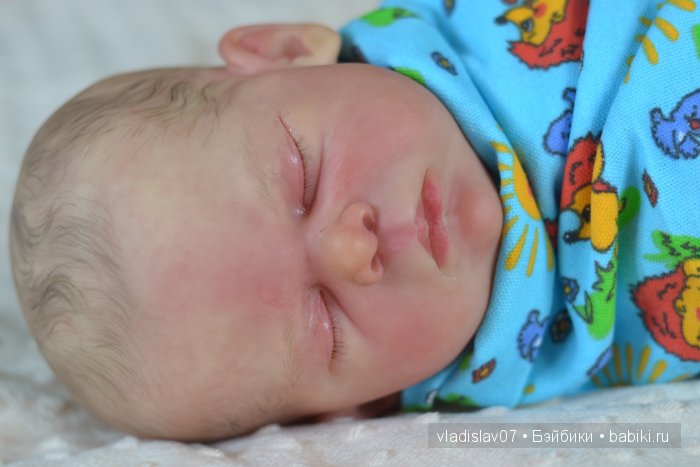 Малютка реборн Феникс от скульптора Cassie Brace, роспись Ольги Астаповской (фото 4)