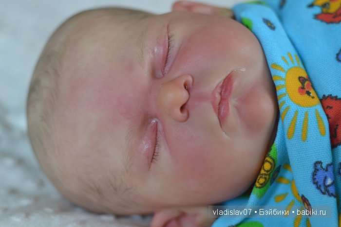 Малютка реборн Феникс от скульптора Cassie Brace, роспись Ольги Астаповской (фото 10)