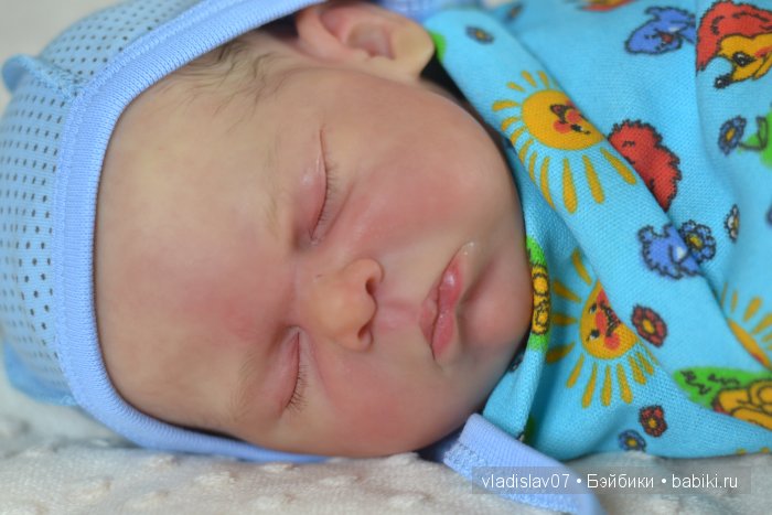 Малютка реборн Феникс от скульптора Cassie Brace, роспись Ольги Астаповской (фото 5)