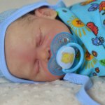 Малютка реборн Феникс от скульптора Cassie Brace, роспись Ольги Астаповской