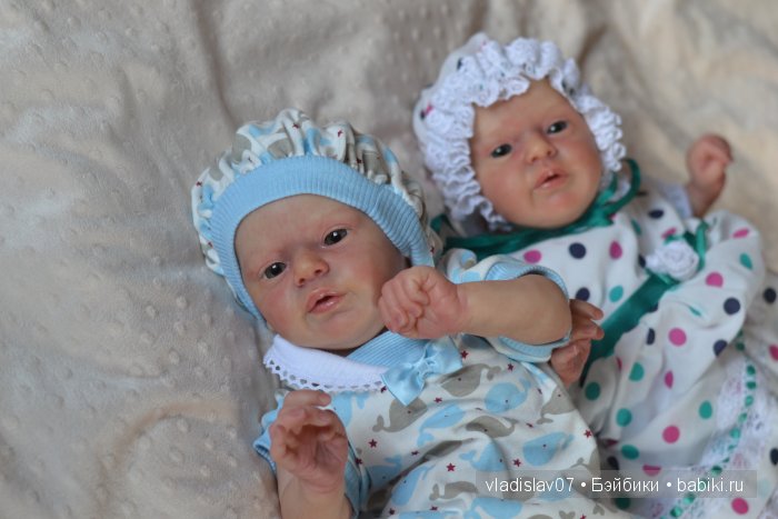 Малыши реборн, девочка и мальчик (фото 4)
