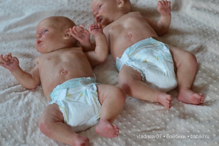 Малыши реборн, девочка и мальчик (фото 2)