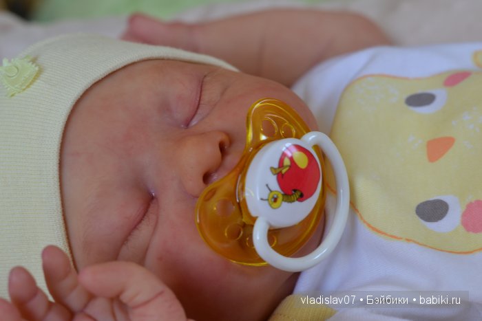 Спящая улыбашечка реборн Lillesol от Sabine Altenkirch