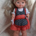 Винтажная кукла Conchi от Famosa в родном аутфите, 70 е годы