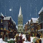 Зеленое счастье детства. Елка, Рождество, Новый год,  дети и  куклы в  живописи