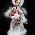 "Маленькое счастье, сделанное с большой любовью". Авторские куклы Ольги Коробовой