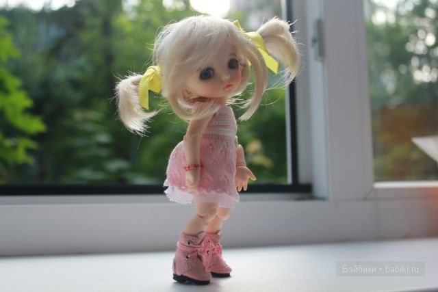 Стеша первые дни.