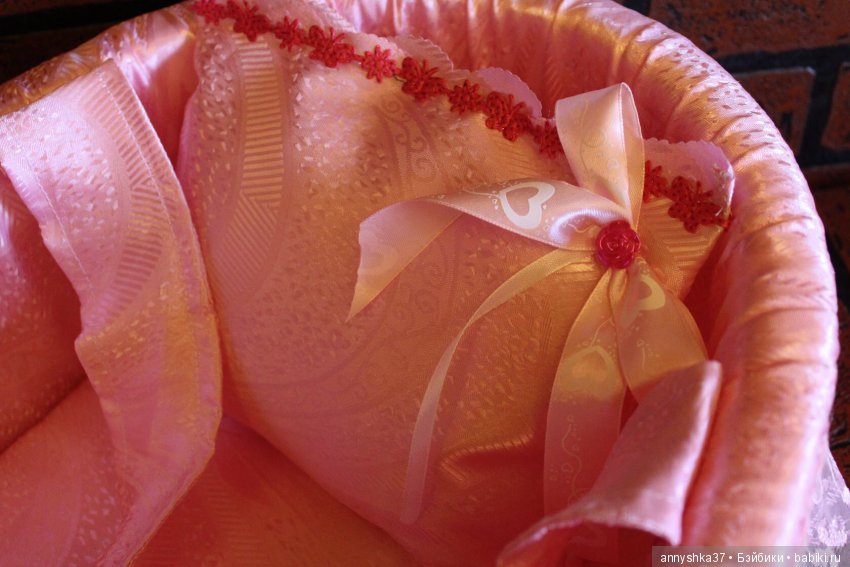 Люлечка Розовые сны — Аксессуары для кукол своими руками: идеи (фото 7)