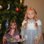 Мои новогодние подарочки.. Munira и Liniki от Annette Himstedt