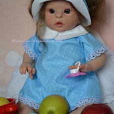 Малышка Лия, молд Luna- в завершенном образе. Ekaterina Abbyasova babies