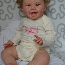 Кукла реборн Наcтюша, молд Maizie by Andrea Arcello. Автор Ekaterina Abbyasova babies