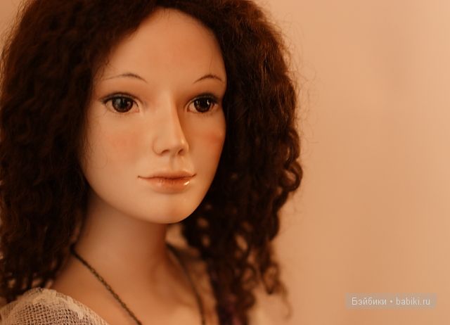 Авторская фарфоровая кукла Лены Гриневой