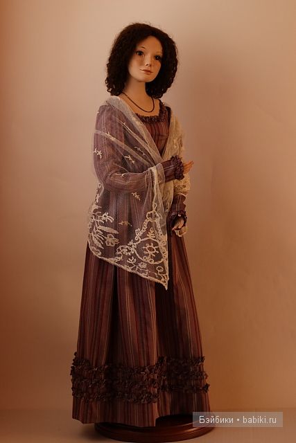 Авторская фарфоровая кукла Лены Гриневой