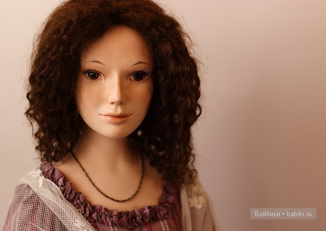 Авторская фарфоровая кукла Лены Гриневой