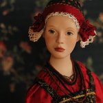 Авдотья, или еще одна авторская кукла в русском костюме