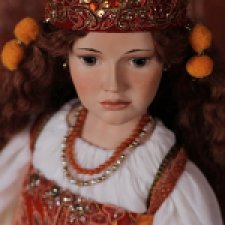 Кукла ручной работы Царевна Несмеяна