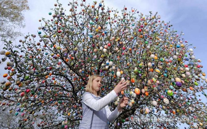 Пасхальное дерево — Интересное и необычное: фотоподборки (фото 5)