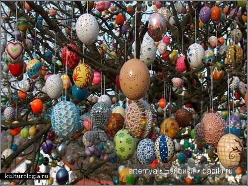 Пасхальное дерево — Интересное и необычное: фотоподборки