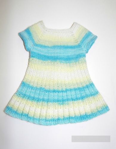 Вязаное платье для куклы — Одежда и обувь для кукол своими руками: фото (фото 5)