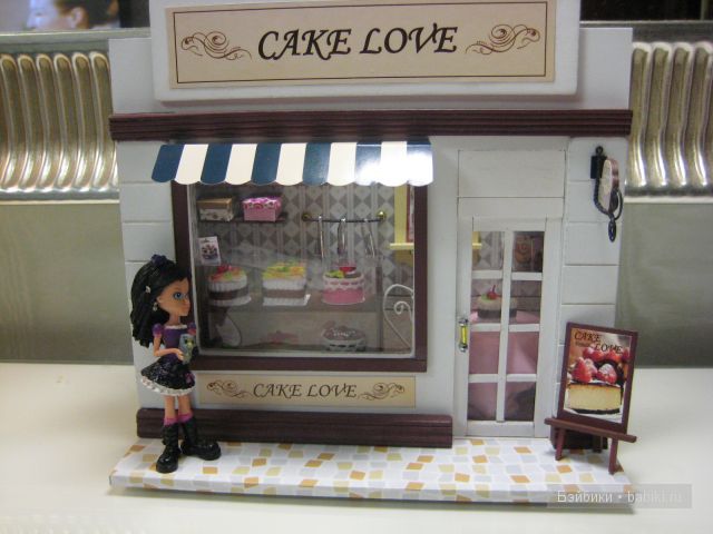 Любите торты, пирожные? Магазин с тортиками для кукол