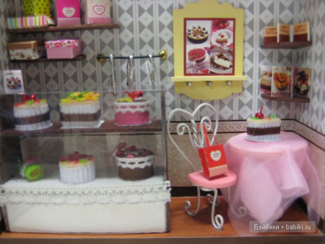 Любите торты, пирожные? Магазин с тортиками для кукол