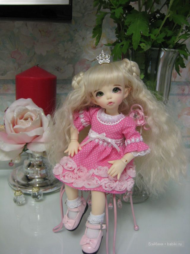 Розовое Платье, Трон и Корона | Бэйбики Розовое Платье, Трон и Корона (фото 6)