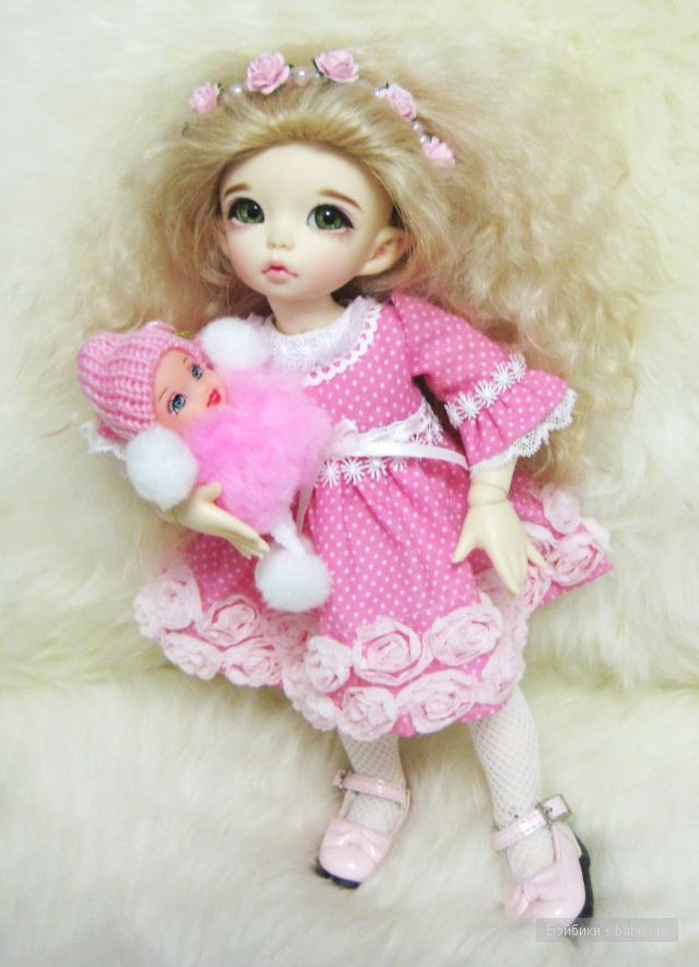 Розовое Платье, Трон и Корона | Бэйбики Розовое Платье, Трон и Корона (фото 2)