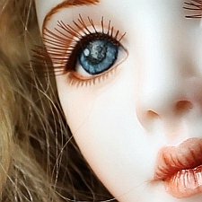 Моя первая фарфоровая шарнирная кукла. Есть фото 18+