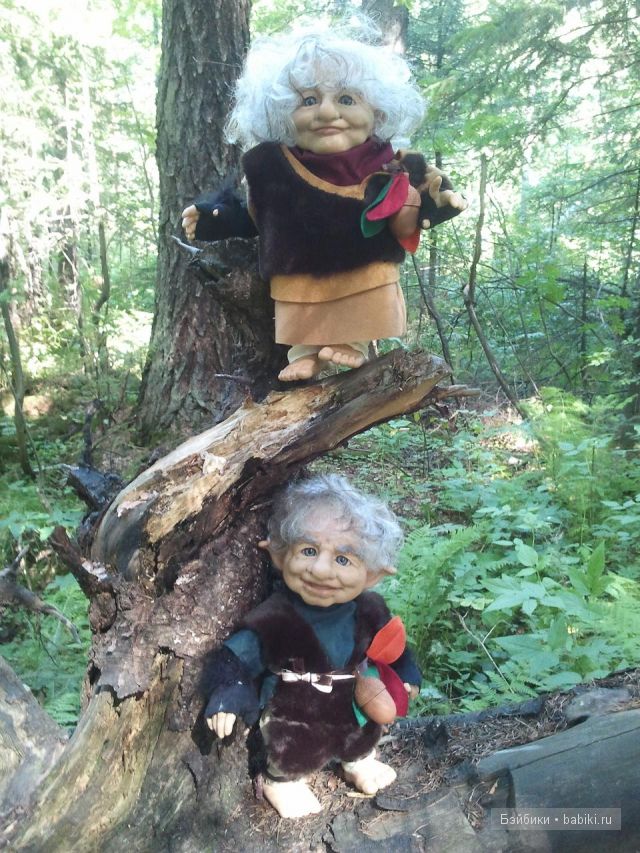 В лесу дремучем. Куклы Berenguer