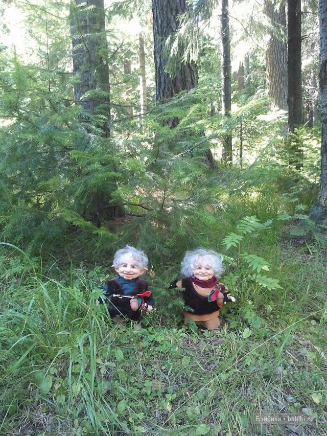 В лесу дремучем. Куклы Berenguer