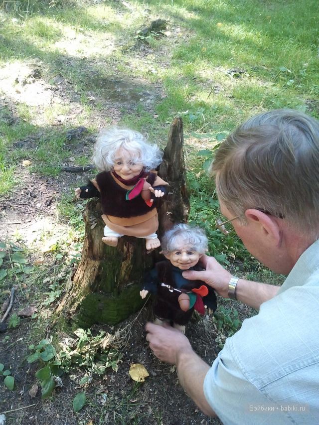 В лесу дремучем. Куклы Berenguer