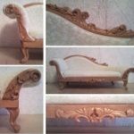 Кушетка для кукольного домика