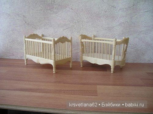 Кроватки для кукол — Мебель для кукол и домиков: фото