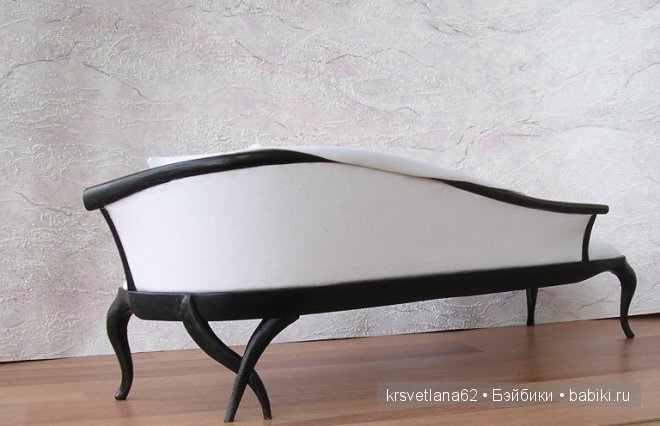 Диван в стиле арт деко для кукол из из моей мастерской (фото 10)