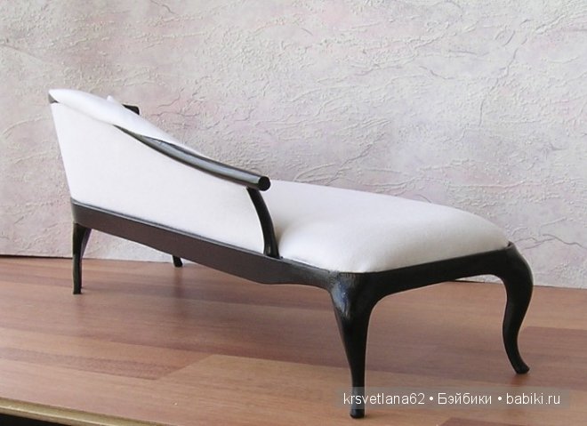 Диван в стиле арт деко для кукол из из моей мастерской (фото 8)