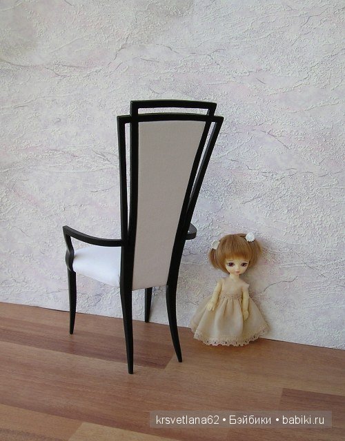 Кресло в стиле арт деко для кукол