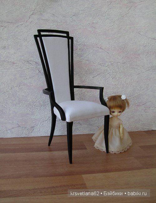 Кресло в стиле арт деко для кукол
