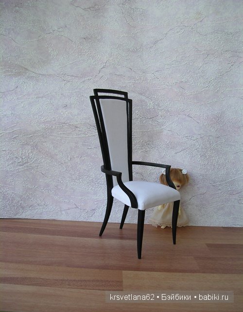 Кресло в стиле арт деко для кукол из из моей мастерской
